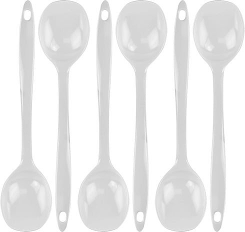 Reston Lloyd 05306M Calypso Basics 100% Melamine, Spoon, White (Pack of 6)...