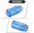 Gear Shift Knob Stick, 10cm Faux Crystal Transparent Bubble Gear Shifter Universal for Manual Transmission Vehicle Durable Acrylic Blue with Adapt...