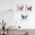 LB Butterfly Embroidery Kit for Beginners Adults, 3 Sets Hand Embroidery Starter Kit with Flower Pattern and Instructions Stamped Cross Stitch Kit...