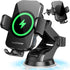 Wireless Car Charger, Fast Charging Phone Holder 3 in 1 Phone Mount Auto Clamping Car Accessories Compatible with iPhone 15 14 13 12 11 Xs XR, Sam...