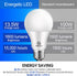 Energetic LED Light Bulbs 100 Watt Equivalent, Warm White 3000K, 1600lm 13.5W A19 Dimmable Light Bulb, CRI80+, 15000Hrs, 6-Pack, UL Listed...