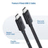 Cable Matters 20Gbps USB C to USB C Monitor Cable 3 ft / 0.9m with 4K 120Hz & 8K 30Hz, 240W Power Delivery, USB C Video Cable/USB C Display Cable ...