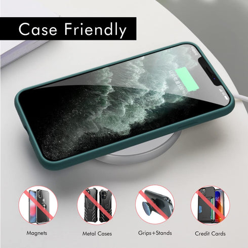 Magnetic Wireless Charger, Fast 15W Wireless Charging Station/Pad, Qi-Certified, Compatible with iPhone 13/12/11/11 Pro Max/XS, Galaxy S20/S10, Ai...