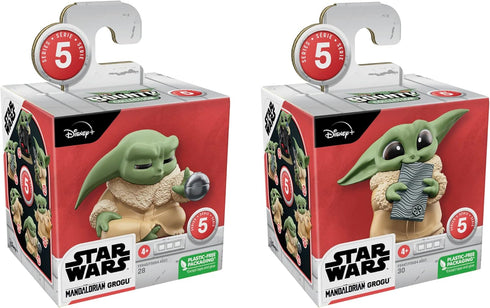 STAR WARS The Bounty Collection Series 5, 2-Pack Grogu Figures, 2.25-Inch-Scale Force Focus, Beskar Bite, Toy for Kids Ages 4 and Up...