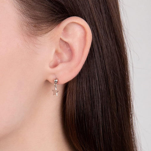 18 Pieces 925 Sterling Silver Ball Post Earing Studs with 18 Pieces Sterling Silver Butterfly Earring Back Round Ball Ear Pin with Loop for DIY Je...