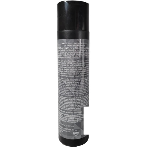 Watercolors Intense Metallic Color Depositing Sulfate & Paraben Free Shampoo, Maintains & Enhances Haircolor - Steel 8.5 oz...