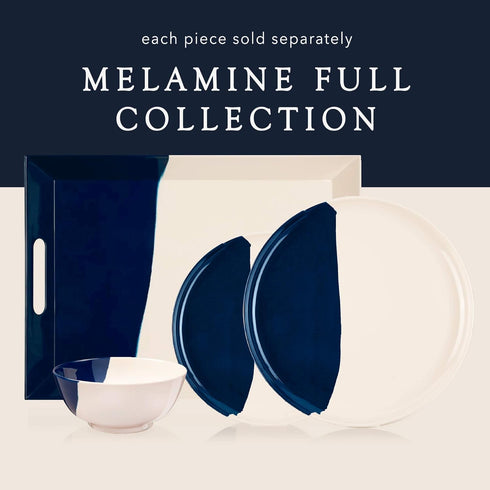 Melamine Side Plates Set of 4, Chip and Break-Resistant, Durable Salad Plates, Kid-Friendly Dessert Plates for Indoor and Outdoor, Dishwasher Safe...