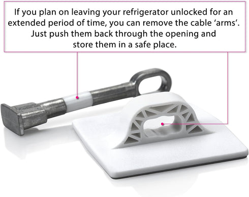 Refrigerator Lock (White Without Padlock)...