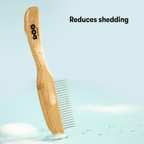 DOG by Dr Lisa - Comb - Detangling Dog Comb - Dematting Grooming Tool - Metal Comb Teeth Removes Knots and Tangles - Stimulate Blood Flow and Incr...