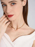 Gold Pearl Choker Necklace for Women Small Pearl Bead Necklace Wedding 14K Gold Plated Jewelry...