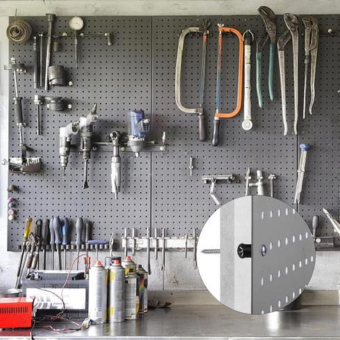 43 Set (172Pcs) Pegboard Mounting spacers and screws Kit, Peg Boards Installation Hardware Accessories. Include Sturdy Screws, Spacers,Washers and...