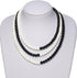 BABEYOND Round Imitation Pearl Necklace Vintage Multi Strands Necklace 20s Flapper Necklace for Party (Black and White)...