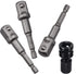 OIIKI 6 Pack 1/2 inch Square Socket Adapter Bit Set, Impact Driver Power Bits for Automotive DIY-1/4 Hex Shank...
