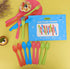 16 Pcs Kids Plastic Utensils, Reusable Toddler Feeding Utensils with 8 Kids Forks and 8 Kids Spoons, Colorful Kids Silverware Cutlery Set for Scho...