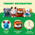 JOYIN 36 Pack Mini Animal Plush Toy Assortment (36 Units 3" Each),Bulk Stuffed Animals Party Favors for Kids, Small Animals Plush Keychain Decorat...