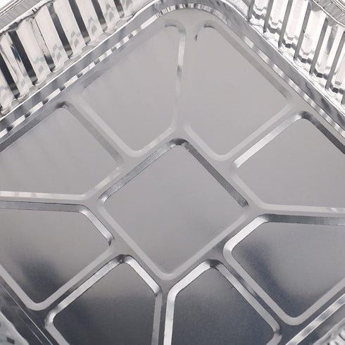 10pack- 8 x 8 Aluminum foil Pans Disposable Heavy Duty Square baking Cake Pans, Cooking Tins Homemade Breads Oven Pans,Foil Pans, Baking cake Pans...