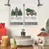 Artoid Mode Buffalo Plaid Truck Trees Kitchen Dish Towels Merry Christmas, 18 x 26 Inch Winter Drying Cloth Tea Towels for Cooking Baking Set of 2...
