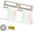 Bright Colorful Sticky Note Chore Chart / 16.25" x 11" Repositionable Fill-in Planner / 52 Repositionable Kids Weekly Task Lists/Made in The USA...