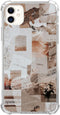 Picture Collage Phone Case Compatible with iPhone 11, Aesthetic Vintage Collage Case for iPhone 11, Unique Trendy Design TPU Bumper Cover Case...