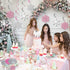 K KUMEED 20 Pcs Snowflake Swirls Decoration, Christmas Snowflake Hanging Swirls Frozen Party Ceiling Decorations for Winter Wonderland Birthday Pa...