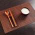 Mysummer 2PCS Placemats for Dining Table PlacematsHeat Insulation Stain-Resistant for Kitchen...