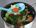 Durable Melamine Cooking Slotted Spoon,Turquoise...