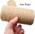 2 Pack Cat Scratching Posts Jute Rope Replacement Scratcher Refill Post for Cats Cube Tower Kittens Scratch Pole Perch Interactive Toys Carpeted F...