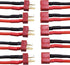 Blomiky 5 Pairs Female and Male 14AWG Silicon Wire Extention Deans T Plug Connector for RC Cars Drone Lithium Battery T Plug 5...