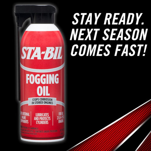STA-BIL (22001) Fogging Oil - Stops Corrosion In Stored Engines - Lubricates And Protects Cylinders - Coats Internal Engine Components - For All 2...