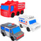 Bath Toys for Toddlers 1-3 - Toy Car Mold Free Baby Bath Toys for Infants 6-12 Months No Hole Bath Toys for Babies Toddlers Bathtub Toys Pool Toys...
