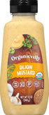 Organicville Dijon Mustard - Mustard Dijon Organic, Dijion Mustard, Vegan, Paleo, USDA Organic, Non-GMO, Keto Mustard, Whole 30, Dijon Mustard Glu...