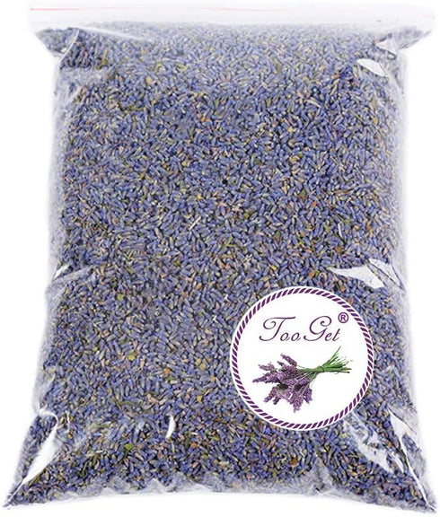 TooGet Fragrant Lavender Buds Natural Dried Flowers Wholesale, Ultra Blue Grade - 1 Pound...