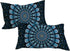 Boho Mandala Peacock Pillow Cases 2 Pieces Floral Paisley Pattern Printed Pillowcases Indian Hippie Themed Square Bedclothes 30" L x 20" W...