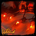 Halloween Orange Flickering Flame String Lights, C18 Halloween Decorations Lights Outdoor with 10 Orange Flicker Flame Bulb for Christmas Fireplac...