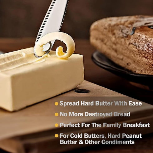 Stainless Steel Butter Knife - A Butter Spreader & Kitchen Gadget...