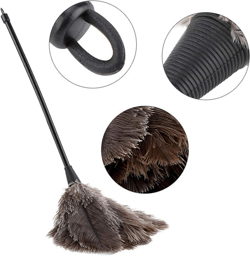 Ostrich Duster, Large Mini Hand Made Washable Supplies for Books Keyboard Office Home...