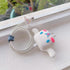 3D Cute Cartoon Charger Protector Case - Compatible for Apple 20W USB-C Power Adapter and Lightning Cable (White Dog)......