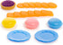 Toddler Food Toys Pretend Playset Colorful Dessert Playset with Realistic Cookies, Macarons, Pies, Cups, Ice Cream, Spoons and Large Tray for Boys...