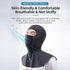 ROCKBROS Summer Balaclava Ice Silk Cooling Balaclava for Men and Women, Breathable Balaclava Face Mask Men for Outdoor Sports 2 Pack, 1 Black 1 Gr...