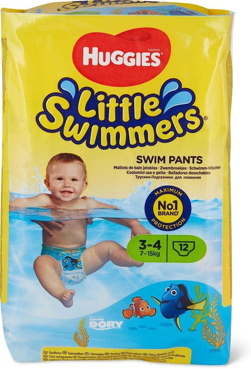 Huggies Little Swimmers Disposable Swim Pants, Small (15lb-34lb.), 12-Count...