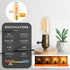 Amber Light Bulb,Dimmable Tubular led Bulb, T45 edison LED Bulbs, 60W Equivalent, 6W 500lm, 2200K Warm White, LED Filament Bulbs with 80+ CRI, Pac...