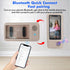 Shower Phone Holder with Wireless Bluetooth Speaker - Waterproof 480 Rotation Viewable Shower Phone Stand Case Mount Speakers for Bathroom Wall Mi...