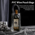 WAONIQ Ice Wine Bag, Portable Collapsible Clear Wine Pouch, Clear PVC Gift Bags With Handles for Wedding Party Travel Champagne Beer White Wine Ch...