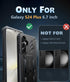 FNTCASE for Samsung Galaxy S24-Plus Case: Military Grade Phone Case with Kickstand | Built-in Screen Protector Protective Rugged Shockproof Durabl...