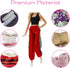 10 Pcs Doll Clothes for 11.5 inch Doll Handmade Casual Wear Including 5 Fashion Tops and Pants Outfits 5 Fashion Dresses in Random Easter Birthday...