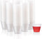 Graduated 1 oz. Plastic Medicine Cups, Detailed Liquid Measurements for Medications, Clear Containers, Disposable or Reusable, Supports Adults and...