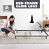 Kings Brand Furniture - Plastic Bed Frame Glide Legs - Bed Frame Leg Feet to Replacement Wheels - Set of 6...