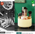 Makeup Brush Holder Organizer, 360° Rotating Makeup Brush Organizer, Cosmetics and Perfume Organizer, Desktop Storage Tray for Cosmetics and Skinc...