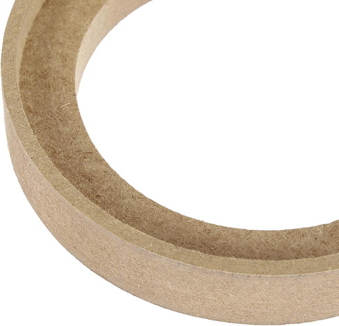 X AUTOHAUX 2Pcs Car Speaker Spacer Ring Adaptor Brackets Mounting Spacer Recess Bezel Plate Wood 77mm ID Universal for 3 Inch Speakers...