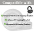 Replacement XT SE EarPads for Corsair Virtuoso RGB Wireless XT SE Gaming Headset, Soft Memory Foam Protein Leather Ear Cups Cover Repair Part (Bla...
